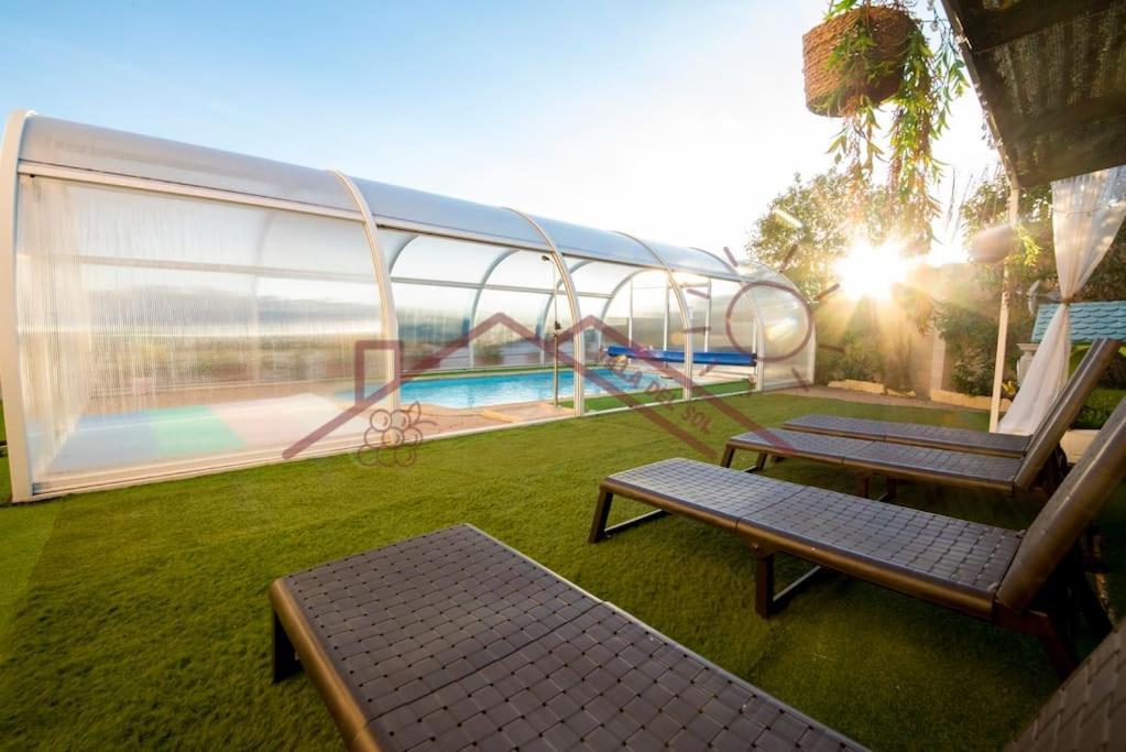 Villa Del Sol - Piscina Climatizada Mentrida Ngoại thất bức ảnh